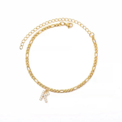Ancient English Letter Anklet Letter Anklet Spot English Letter Pendant Jewelry