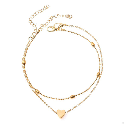 Trendy Jewelry Crochet Anklet Beach Round Bead