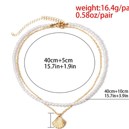 KISS WIFE Retro Pearl Choker Necklaces For Women