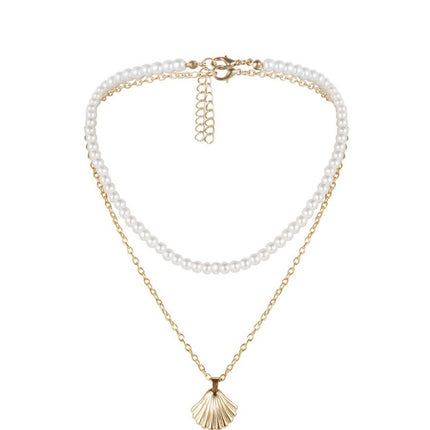 KISS WIFE Retro Pearl Choker Necklaces For Women