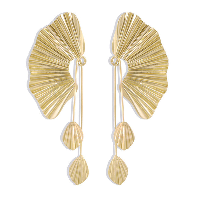 Scallop Earrings Earrings Leaf Earrings