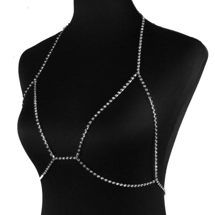 Women's Rhinestone Body Jewelry Necklace