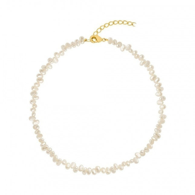 Pearl Necklaces For Women Chunky Pearl Choker Necklaces Baroque Pearl Necklace Dainty White Pearl Beaded Necklace Vintage Pearl Charm Choker Necklace Birthday Wedding Jewelry For Women