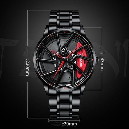 Hub Stereo Caliper Skeleton Dial Watch