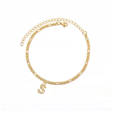 Ancient English Letter Anklet Letter Anklet Spot English Letter Pendant Jewelry