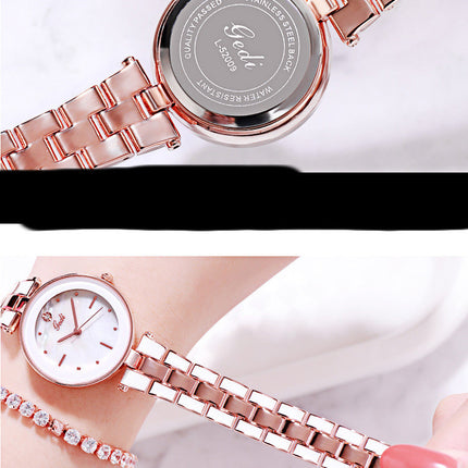 Ladies Watch Korean Style Trendy Student White Quartz